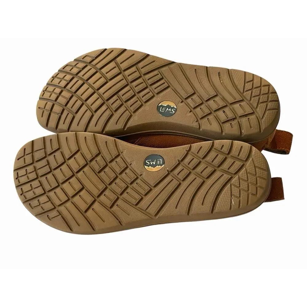 LEMS Lions Mane Chukka Boots •Men 7/Womwn 8.5• Unisex Brown Casual Suede EXC